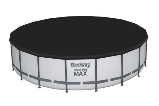 Bestway 56462 | Size 17.8 x 17.8 x 4.00 Ft | Steel Pro MAX Round Metal Frame Portable Ready-Made Swimming Pool - Image 3