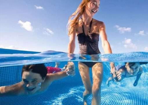 Intex 28212 | Size 12.0 x 12.0 x 2.75 Ft | Round Metal Frame Portable Ready-Made Above Ground Swimming Pool - Image 8