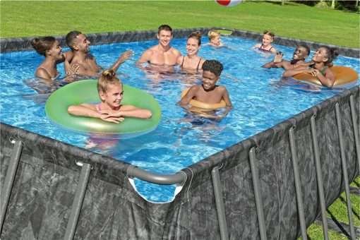 Bestway APX 561KG | Size 24.0 x 12.0 x 4.33 Ft | APX Rectangular Metal Frame Portable Ready-Made Swimming Pool - Image 6