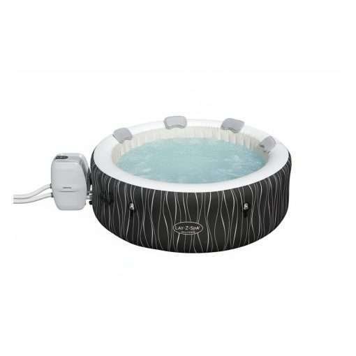 Bestway 60059 | Size 6.40 x 6.40 x 2.10 Ft | Inflatable Portable Spa Lay Z Bathtub Hollywood