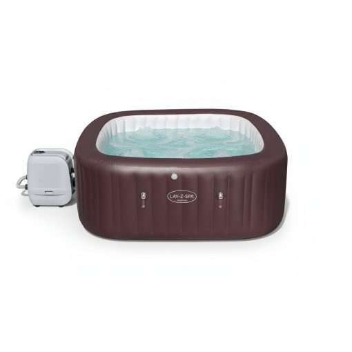 Bestway 60033 | Size 6.80 x 6.80 x 2.60 Ft | Inflatable Portable Spa Lay Z Bathtub Maldives