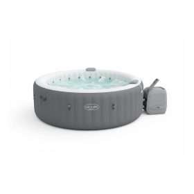 Bestway 60075 | Size 7.80 x 7.80 x 2.63 Ft | Inflatable Portable Spa Lay Z Bathtub Santorini