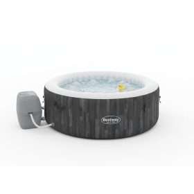 Bestway 60005 | Size 5.92 x 5.92 x 2.16 Ft | Inflatable Portable Spa Lay Z Bathtub Bahamas