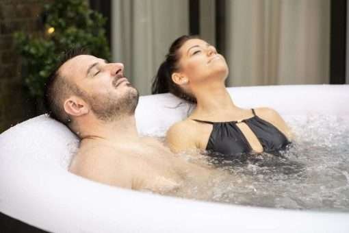 Bestway 60001 | Size 5.90 x 5.90 x 2.16 Ft | Inflatable Portable Spa Lay Z Bathtub Miami - Image 9