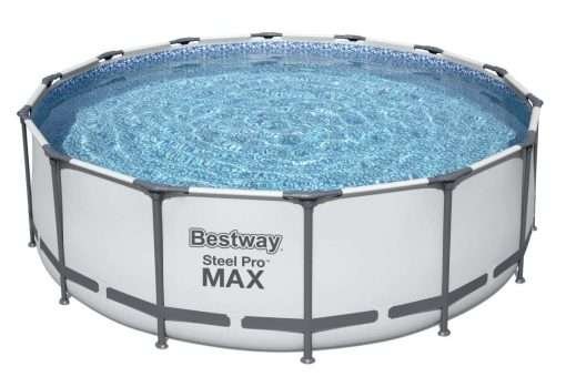 Bestway 5612X | Size 14.0 x 14.0 x 4.00 Ft | Steel Pro MAX Round Metal Frame Portable Ready-Made Swimming Pool - Image 5