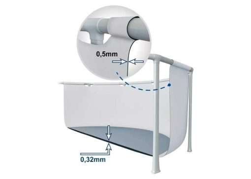 Intex 28212 | Size 12.0 x 12.0 x 2.75 Ft | Round Metal Frame Portable Ready-Made Above Ground Swimming Pool - Image 9