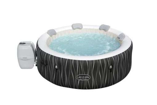 Bestway 60059 | Size 6.40 x 6.40 x 2.10 Ft | Inflatable Portable Spa Lay Z Bathtub Hollywood - Image 3