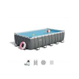 Intex 26356 | Size 18.0 x 8.98 x 4.30 Ft | Ultra XTR Frame Rectangular Metal Frame Portable Ready-Made Swimming Pool