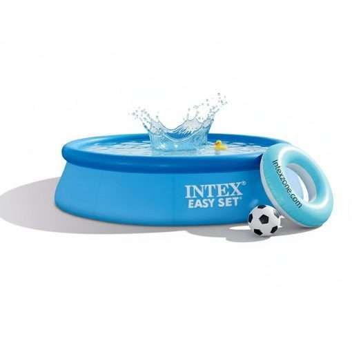 Intex 28120 | Size 10.0 x 10.0 x 2.50 Ft | Easy Set Round Inflatable Portable Swimming Pool